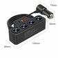 ⚡ Универсален 7-в-1 адаптер за автомобилна запалка | С 3x USB, Type-C, QC3.0, волтметър и защита от пренапрежение