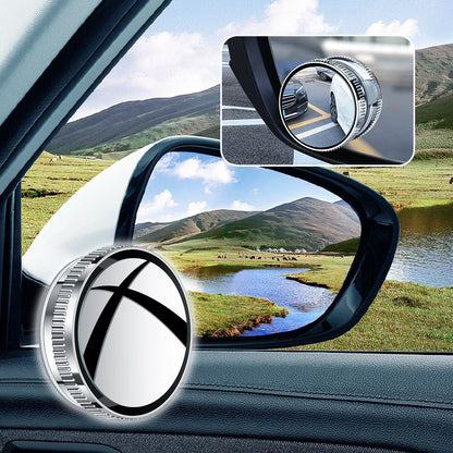 🚗45% OFF NOW! 🔍 2PCS Suction Cup Car Blind Spot Mirror – 360° Adjustable, Easy Installation & Wide-Angle View ✨