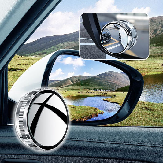 🚗45% OFF NOW! 🔍 2PCS Suction Cup Car Blind Spot Mirror – 360° Adjustable, Easy Installation & Wide-Angle View ✨