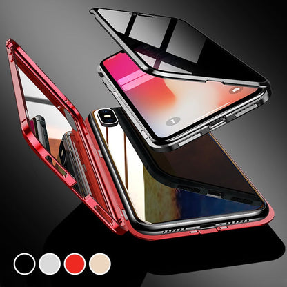📱 Full-Body Magnetic Case with Anti-Peep Screen Protector | 360° Privacy & Shockproof Protection 🛡️