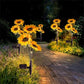 🌻 Водоустойчиви слънчеви лампи с форма на слънчоглед – реалистични листенца, IP65 водоустойчиви и 8-12 часа автоматично свеене 🌙✨