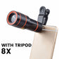 🔭 12X Telephoto Lens for Smartphones | Professional Zoom Photography Kit with Tripod – Capture Distant Shots Like a Pro 📱✨