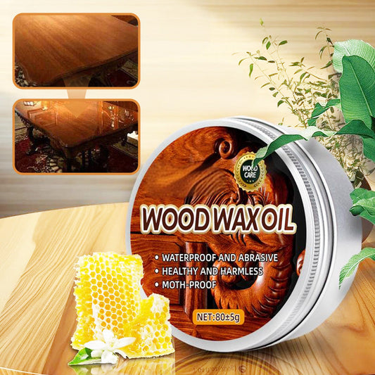 🌳 Реставрационно восъчно масло за дърво – хидроизолационно | Подходящо за маси, столове, плотове и дървени повърхности 🪑