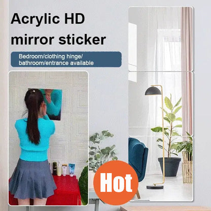 💎 50% OFF THE FLEXIBLE ACRYL MIRROR STICKER! 💎 Decorative 3D Surface, Easy to Apply ✨