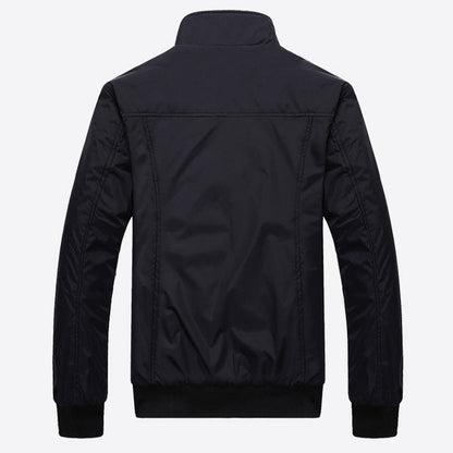 🧥 💼 Elegante Windjacke für Herren – Lässiger Business-Style mit Stehkragen & mehreren Taschen   🌿