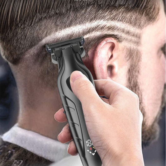 ⚡ Електрическа прецизна машинка за подстригване – професионална акумулаторна машинка за коса | Свръхостри остриета от неръждаема стомана, 120 минути автономна работа – идеална за домашна употреба и за фризьорски салони ✨