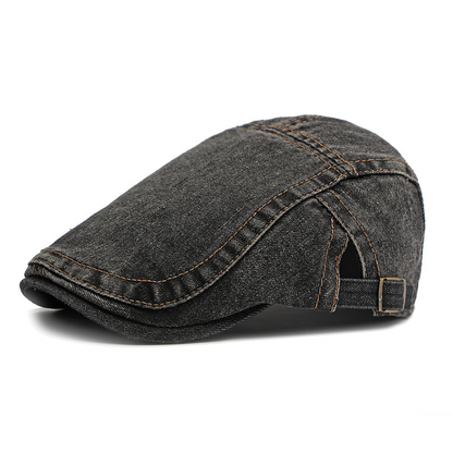 🧢 Unisex & mehrere Farben, Denim-Newsboy-Cap – Lässig & einfach zu kombinieren ✨