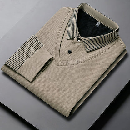 🔥👕Bestseller | Hochdichtes Fleece, wärmespeichernd – Herren Thermo-Oberteil mit Fleece-Futter