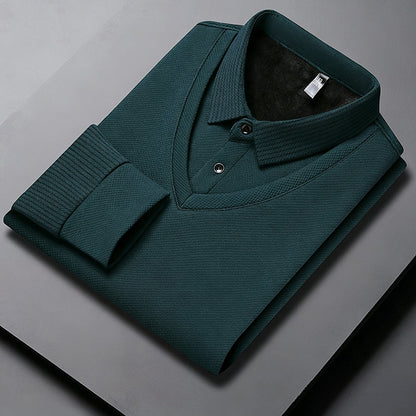 🔥👕Bestseller | Hochdichtes Fleece, wärmespeichernd – Herren Thermo-Oberteil mit Fleece-Futter