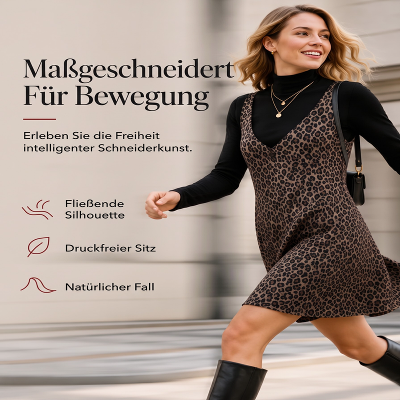 🎉Geschichtetes Design, schmeichelnd – Leoparden-Set für Damen ✨