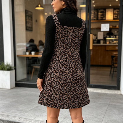 🎉Geschichtetes Design, schmeichelnd – Leoparden-Set für Damen ✨