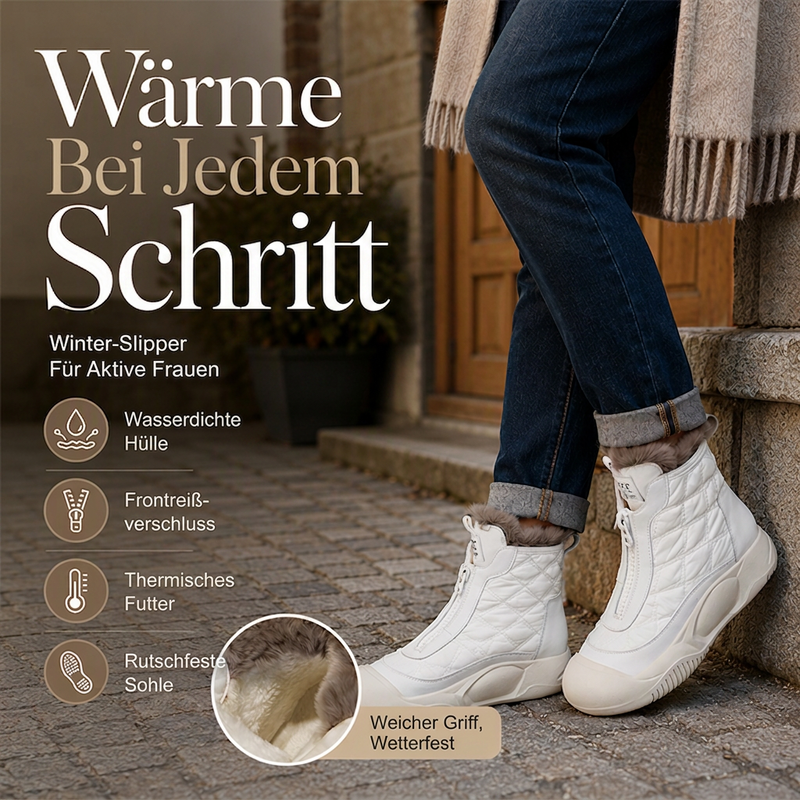 🔥🥾Bestseller | Wasserdicht & warm, Winter draußen – Wasserdichte, warme Damen-Retro-Schneestiefel