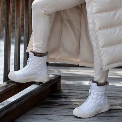🔥🥾Bestseller | Wasserdicht & warm, Winter draußen – Wasserdichte, warme Damen-Retro-Schneestiefel