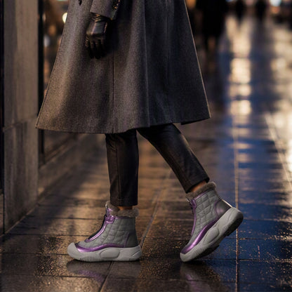 🔥🥾Bestseller | Wasserdicht & warm, Winter draußen – Wasserdichte, warme Damen-Retro-Schneestiefel