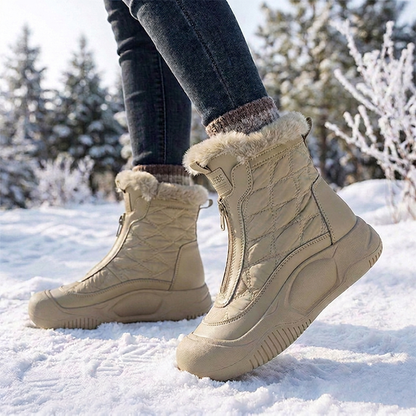 🔥🥾Bestseller | Wasserdicht & warm, Winter draußen – Wasserdichte, warme Damen-Retro-Schneestiefel