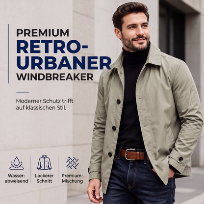 🍂Herbstneuheit🎉🔥Über 30.000 Mal verkauft!🧥Wasserdichter mittellanger Trenchcoat für Herren