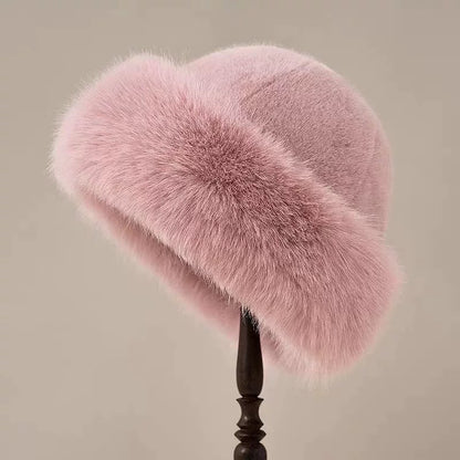 ❄️💕 Damen-Winterset aus Plüsch mit Mütze und Schal – Kuschelig warm & stilvoll durch die kalte Jahreszeit 🧣