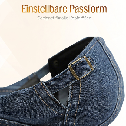 🧢 Unisex & mehrere Farben, Denim-Newsboy-Cap – Lässig & einfach zu kombinieren ✨