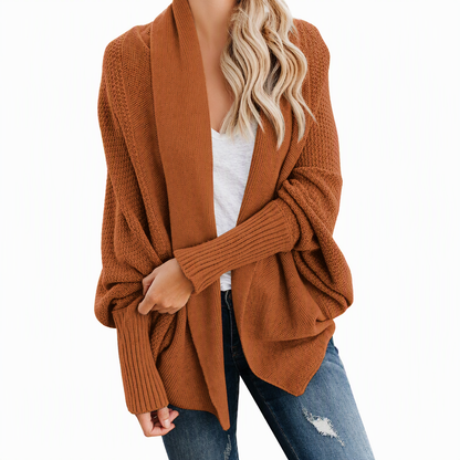 🖤✨Black Friday Sale | Häkelstich-Optik, stylische Qualität – Strukturierte Strickjacke für Damen