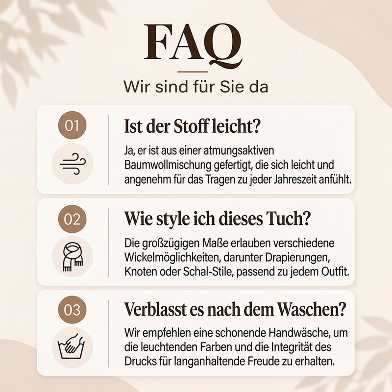 ☁️Weich und bequem, vielseitig im Alltag – leichter Schal mit Leopardenmuster ✨
