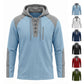 📢📢Räumungsverkauf!!!🎉✨Herren-Strickhoodie im Color-Block-Design, lässiger Stil