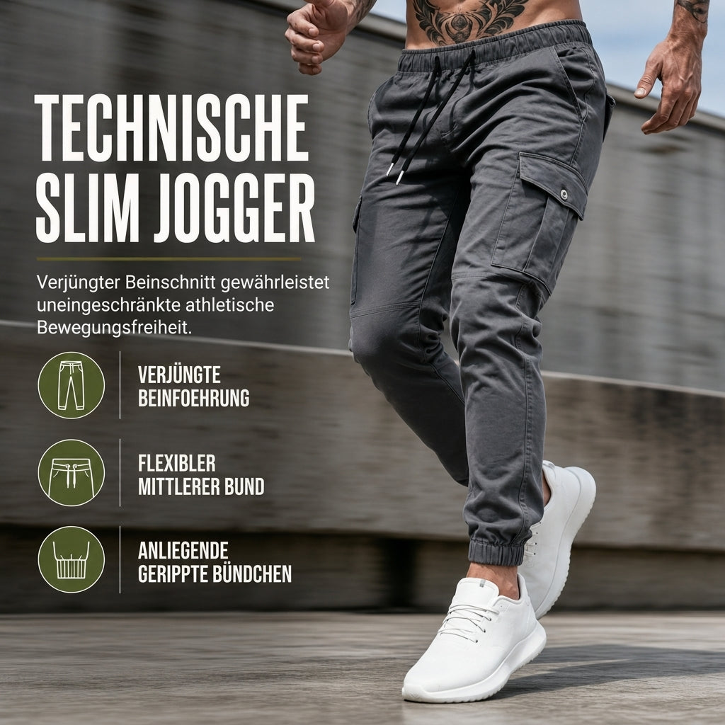 💪Abriebfest & robust, Outdoor-Sport – Robuste, schmal geschnittene Utility-Jogginghose für Herren ✨