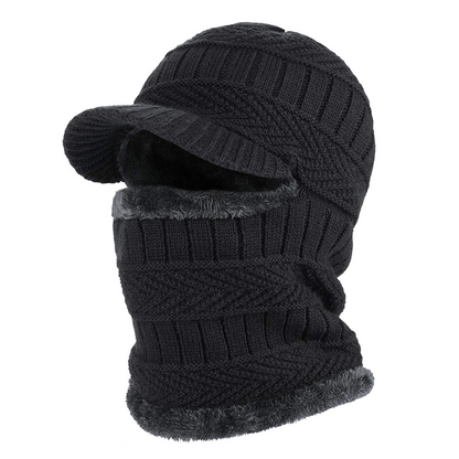 ❄️Winddichte Wärme, Schirm für die Augen – 3-in-1 Winter-Wärmekapuze ✨