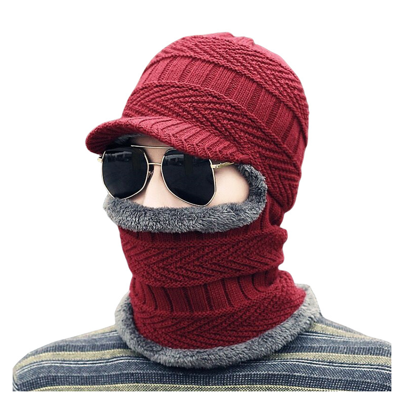 ❄️Winddichte Wärme, Schirm für die Augen – 3-in-1 Winter-Wärmekapuze ✨