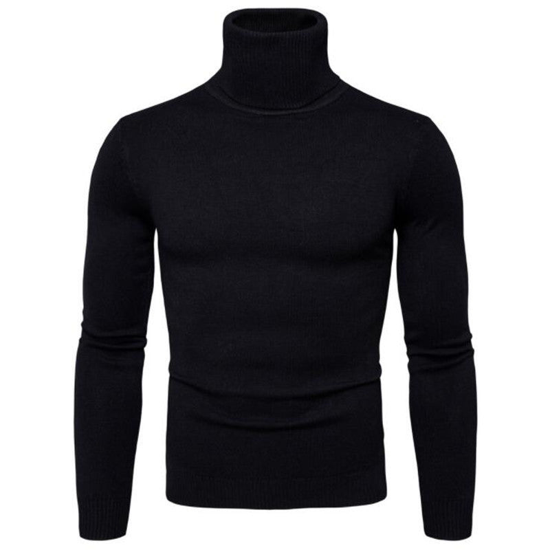 👔Elegante Passform, Business & Alltag – Klassischer Herren-Rollkragenpullover ✨