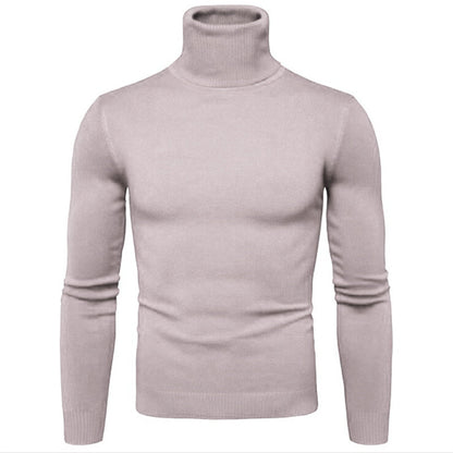 👔Elegante Passform, Business & Alltag – Klassischer Herren-Rollkragenpullover ✨