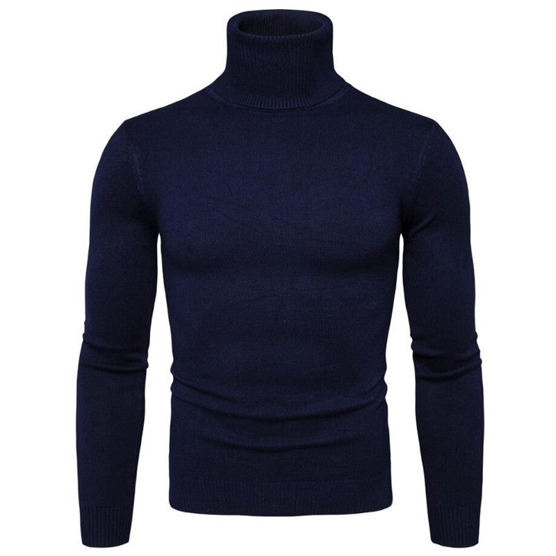 👔Elegante Passform, Business & Alltag – Klassischer Herren-Rollkragenpullover ✨
