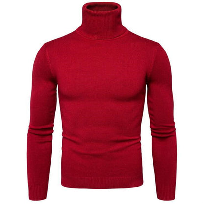 👔Elegante Passform, Business & Alltag – Klassischer Herren-Rollkragenpullover ✨