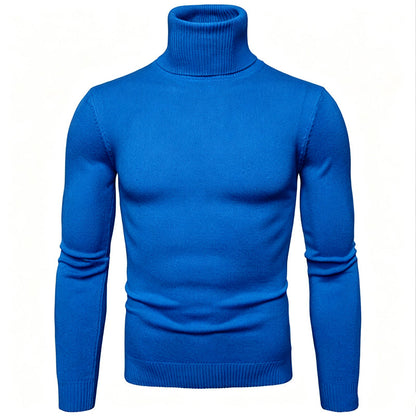 👔Elegante Passform, Business & Alltag – Klassischer Herren-Rollkragenpullover ✨