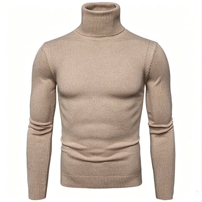 👔Elegante Passform, Business & Alltag – Klassischer Herren-Rollkragenpullover ✨