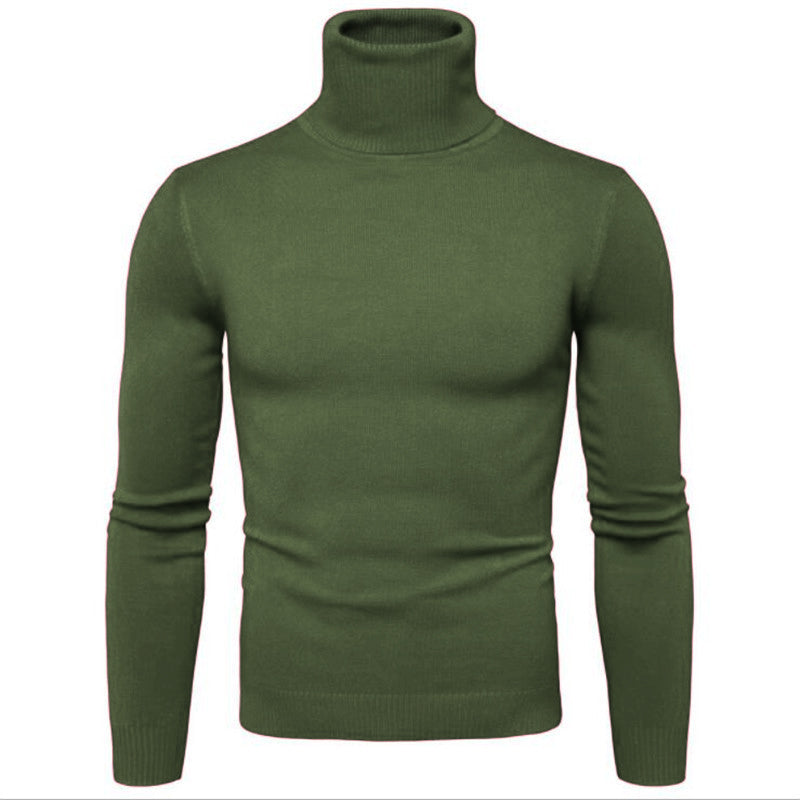 👔Elegante Passform, Business & Alltag – Klassischer Herren-Rollkragenpullover ✨