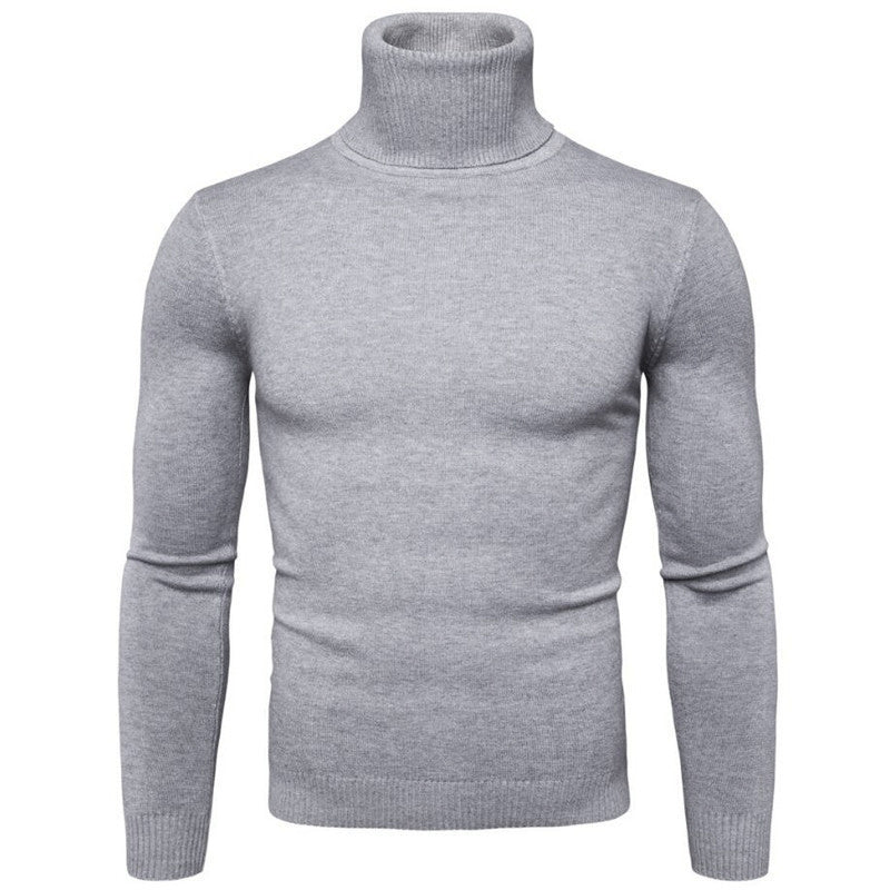 👔Elegante Passform, Business & Alltag – Klassischer Herren-Rollkragenpullover ✨