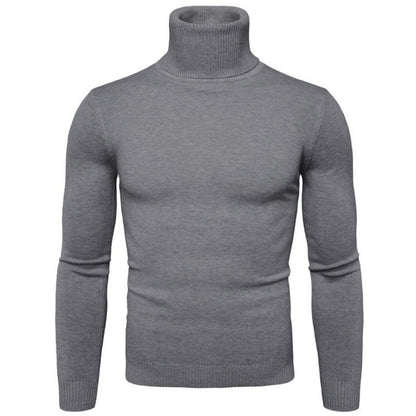 👔Elegante Passform, Business & Alltag – Klassischer Herren-Rollkragenpullover ✨