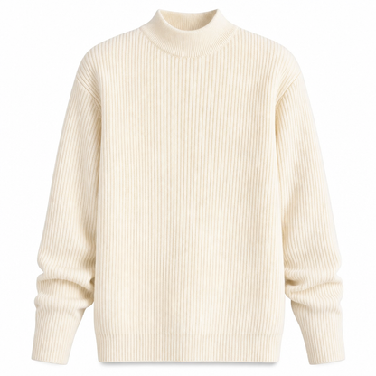 👔Vielseitig für Büro & Freizeit, viele Farben & Größen – Herren-Strickpullover mit Stehkragen ✨