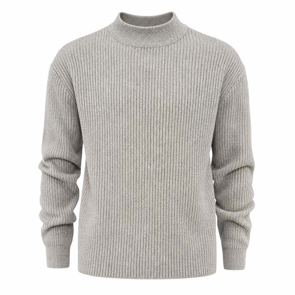 👔Vielseitig für Büro & Freizeit, viele Farben & Größen – Herren-Strickpullover mit Stehkragen ✨