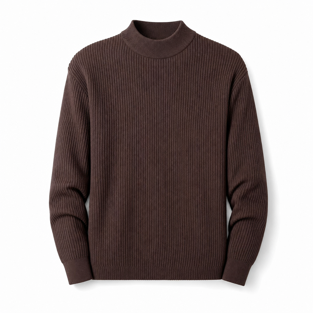 👔Vielseitig für Büro & Freizeit, viele Farben & Größen – Herren-Strickpullover mit Stehkragen ✨