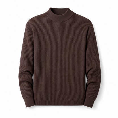👔Vielseitig für Büro & Freizeit, viele Farben & Größen – Herren-Strickpullover mit Stehkragen ✨