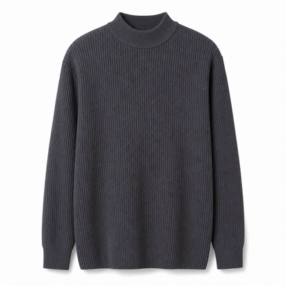 👔Vielseitig für Büro & Freizeit, viele Farben & Größen – Herren-Strickpullover mit Stehkragen ✨