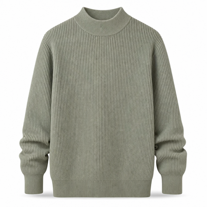 👔Vielseitig für Büro & Freizeit, viele Farben & Größen – Herren-Strickpullover mit Stehkragen ✨