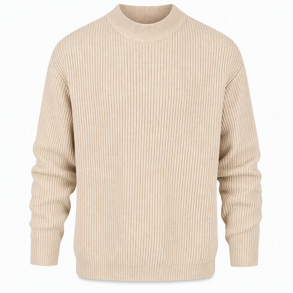 👔Vielseitig für Büro & Freizeit, viele Farben & Größen – Herren-Strickpullover mit Stehkragen ✨