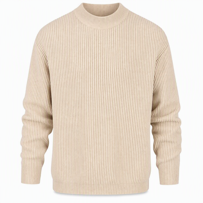 👔Vielseitig für Büro & Freizeit, viele Farben & Größen – Herren-Strickpullover mit Stehkragen ✨