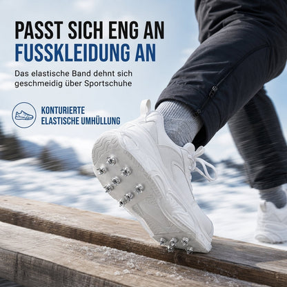 ❄️14 Noppen für sicheren Halt, stabil auf Eis & Schnee – Rutschfeste Schuhabdeckung mit Eisstollen ✨