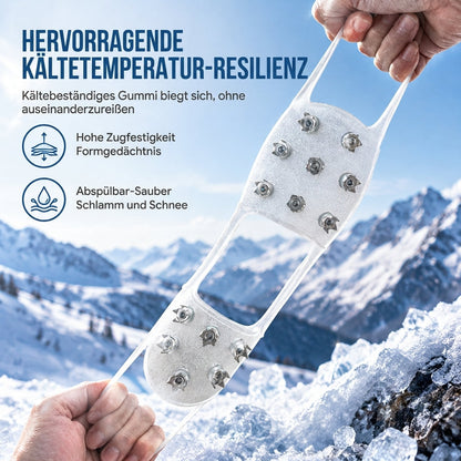 ❄️14 Noppen für sicheren Halt, stabil auf Eis & Schnee – Rutschfeste Schuhabdeckung mit Eisstollen ✨