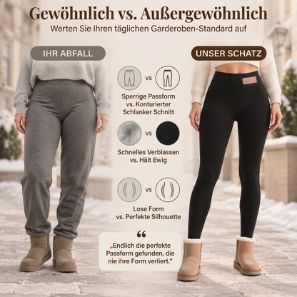 🔥Hohe Taille & Wärme, ideal für Herbst/Winter – Damen Thermo-Leggings mit hoher Taille ✨