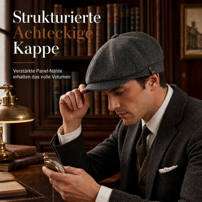 🧢Britischer Vintage-Stil, klassische Form – Unisex Newsboy-Kappe mit britischem Erbe ✨