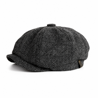🧢Britischer Vintage-Stil, klassische Form – Unisex Newsboy-Kappe mit britischem Erbe ✨